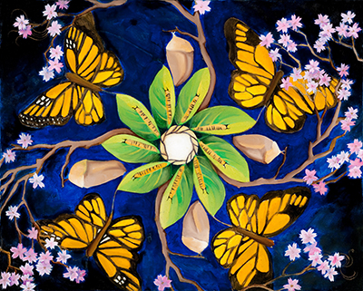 Painting by Jo Lundberg